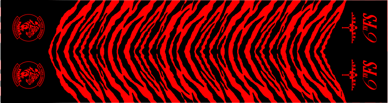 6 FS Tigers Flight Scarf