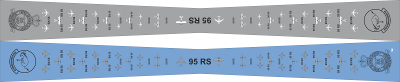 95 RS Blue/Gray Flight Scarf 