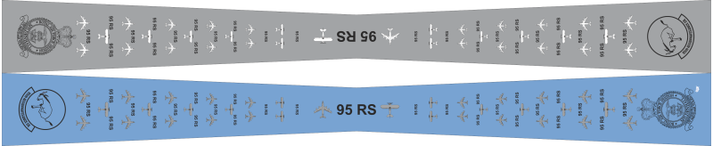95 RS Blue/Gray Flight Scarf 