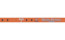 Image for Univ of Virginia Football Bus 2 Bag Tag