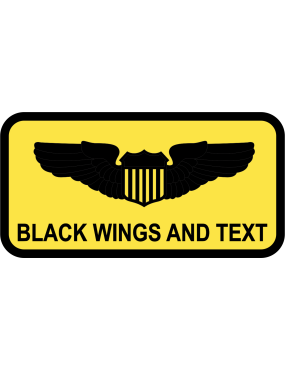 Image for 482 ATKS Black border Name Tag