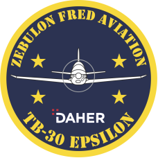 Image for TB-30 Epsilon Zebulon Fred Aviation Sticker