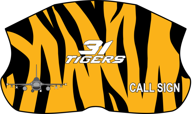 31 Tiger Visor Cover