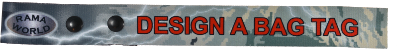 Camo w/ Lightning Bag Tag