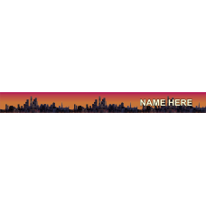 Image for San Francisco City Skyline Bag Tag
